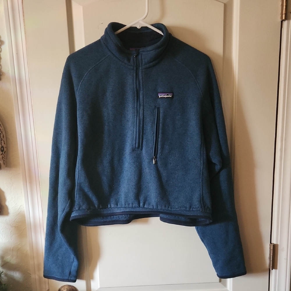 Patagonia Navy Half-Zip Fleece Jacket